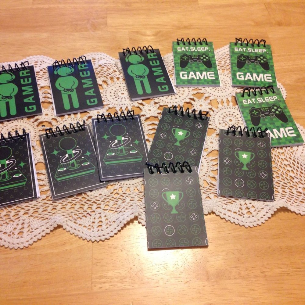 12 new mini notepads for gamers